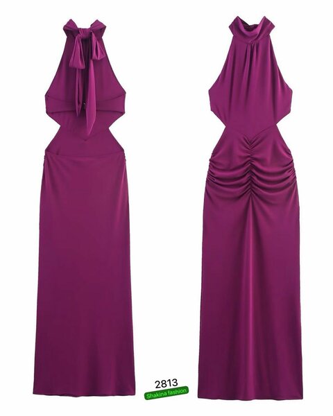 Robe maxi élégante dos nu