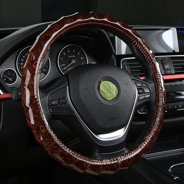 Couvre-volant en cuir élégant