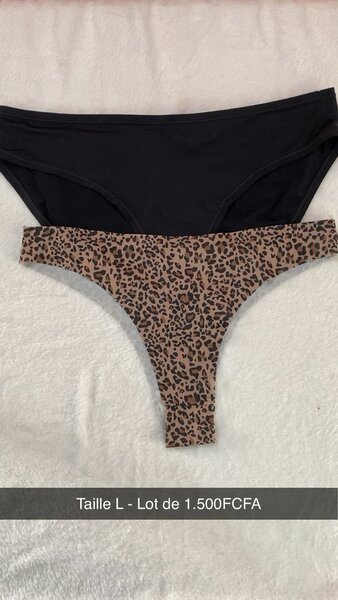 Lot de culottes en dentelle