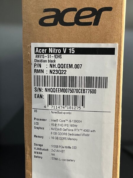 Acer Nitro V 15 Gaming Laptop