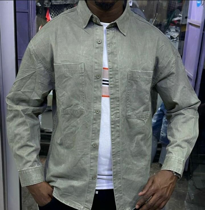 Veste en denim élégante homme