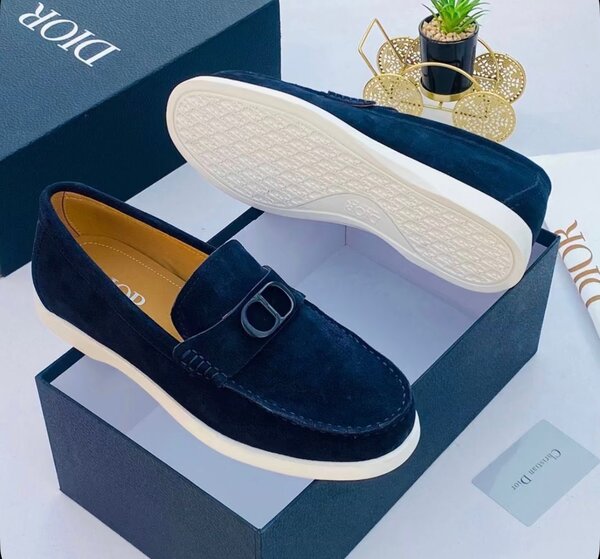 Mocassins en daim Dior élégants