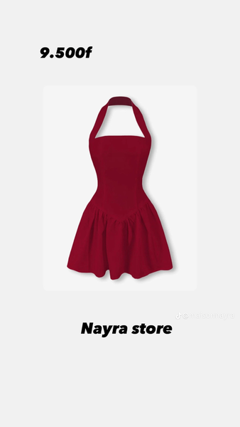 Robe élégante rouge