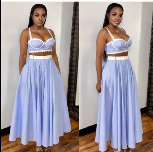 Ensemble jupe et haut élégant