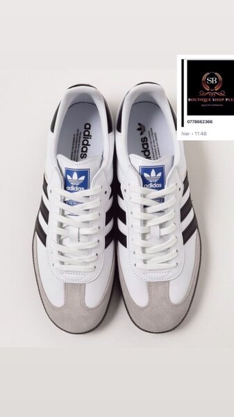 Basket adidas samba authentique avec sa boîte