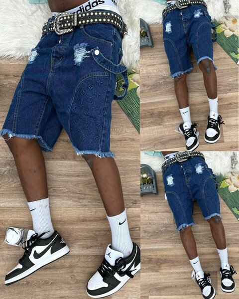 Short en jean décontracté homme