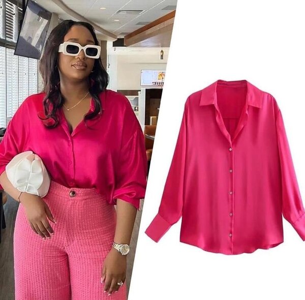 Chemisier en soie élégant femme