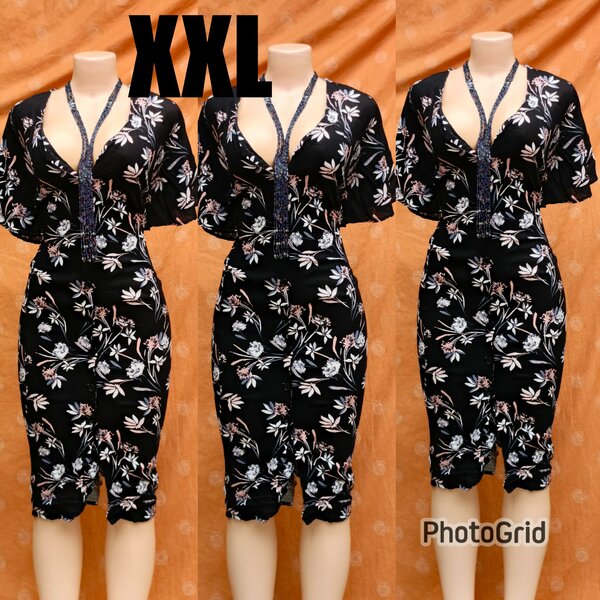 Robe à fleurs taille XXL