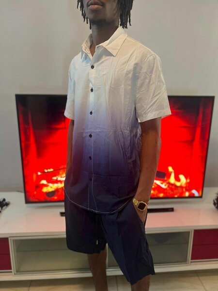 Ensemble  chemise hawaïen