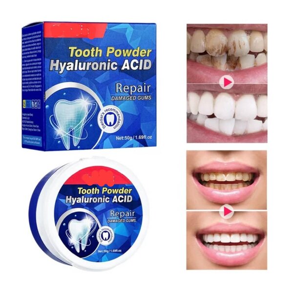 Poudre Dentaire Acide Hyaluronique