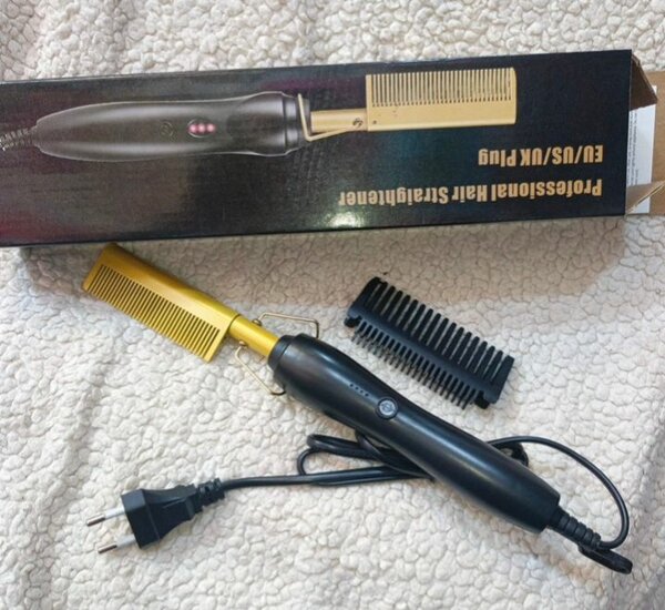 Peigne Chauffant Lisseur Cheveux