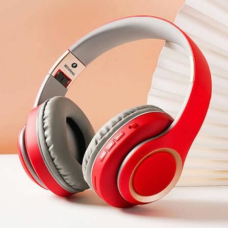Casque Audio Sans Fil Rouge