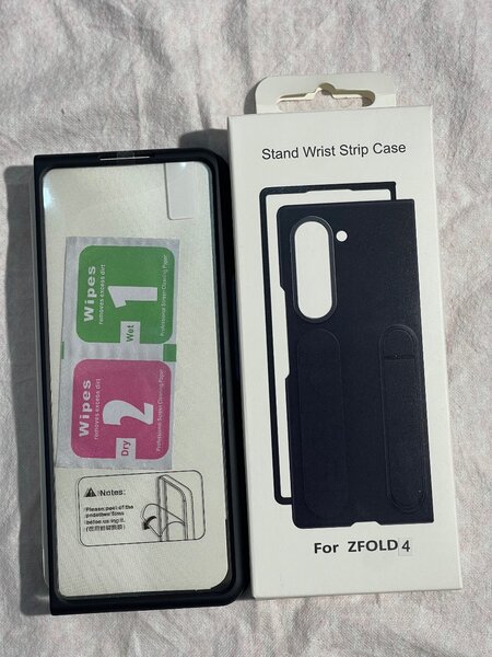 Fold 3,4,5,6 case with protector (black)