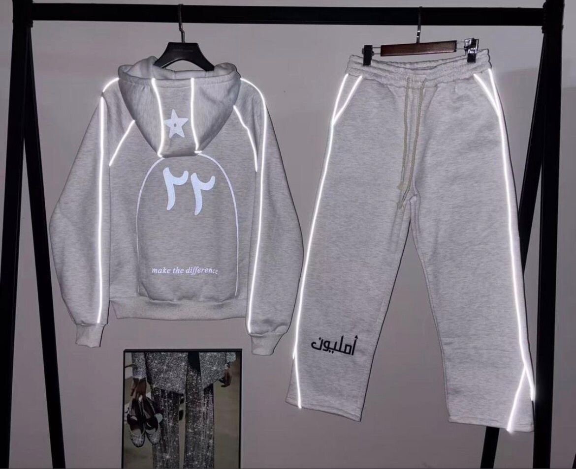 Tenue jogging réfléchissante