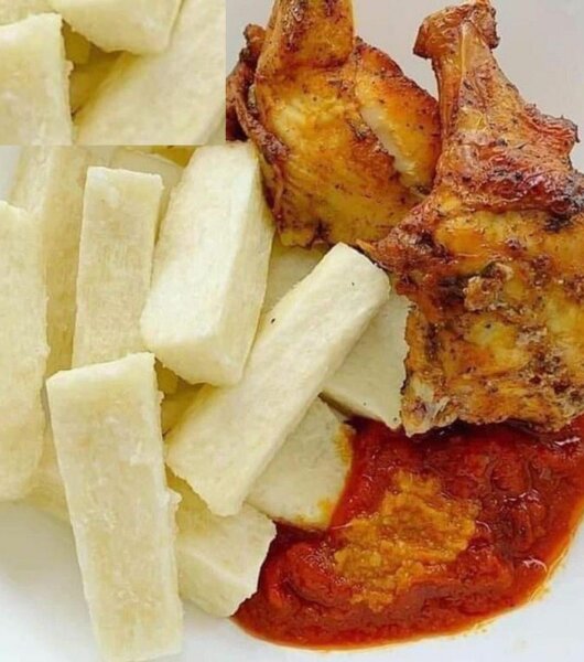 IGNAME AU POULET BRAISÉ