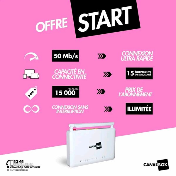 Connexion internet ilimitée