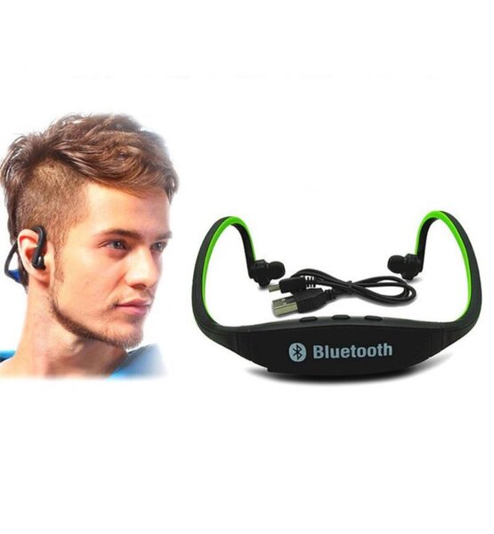 Bluetooth headset uses memory card Black
