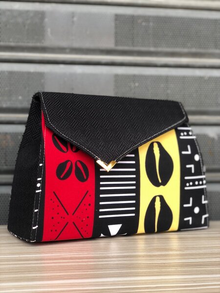 Pochette colorée ethnique