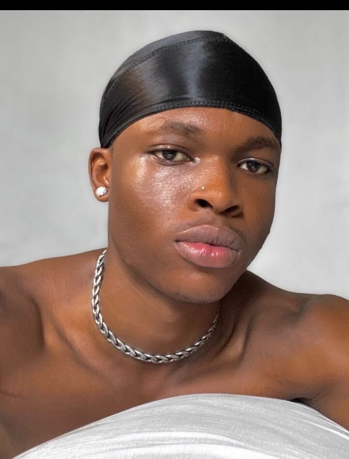 Durag en soie noire élégante