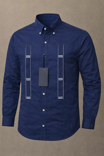 Chemise Homme Bleue Élégante