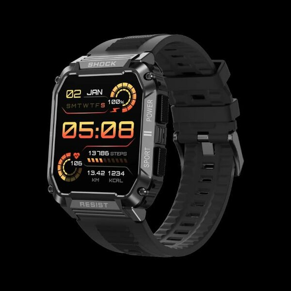 Montre intelligente SHOCK noire