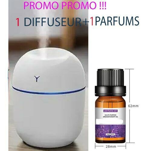 Humidificateur dair _ aromatiques - 220mL _ avec veilleuse