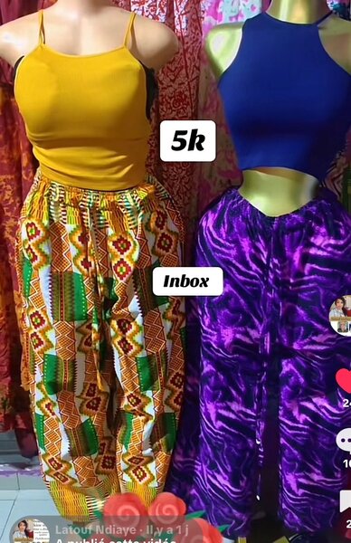 Pantalons ethniques colorés