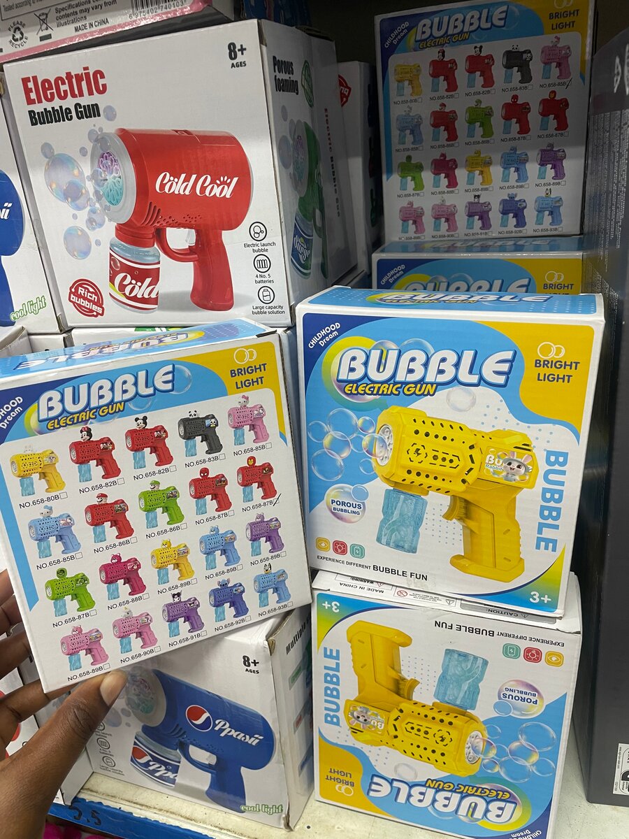 Pistolet à Bulles Électrique