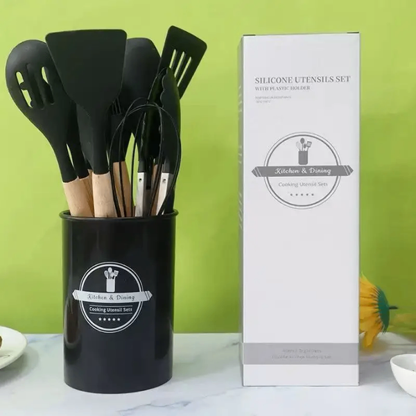 Ensemble d'ustensiles en silicone