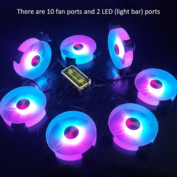 Ventilateur RGB LED PC