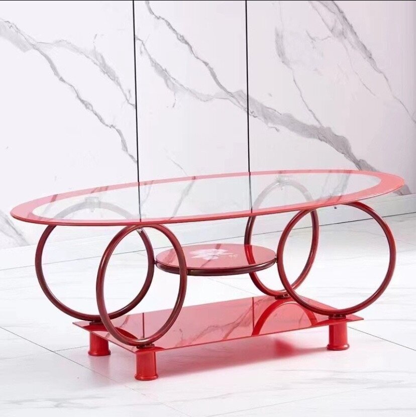 Tempered glass center tables
