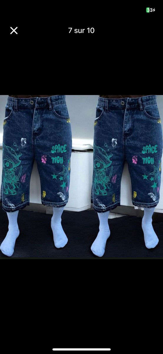 Shorts en jean décontractés