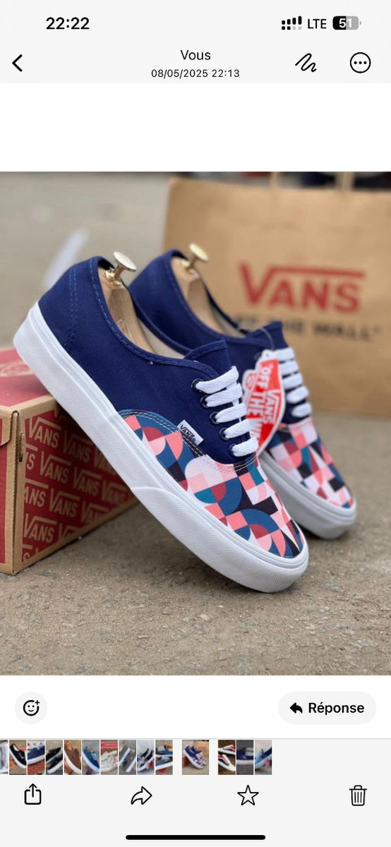 Baskets colorées Vans