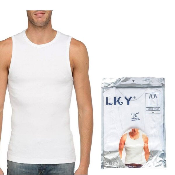 Débardeur Homme Confortable Blanc