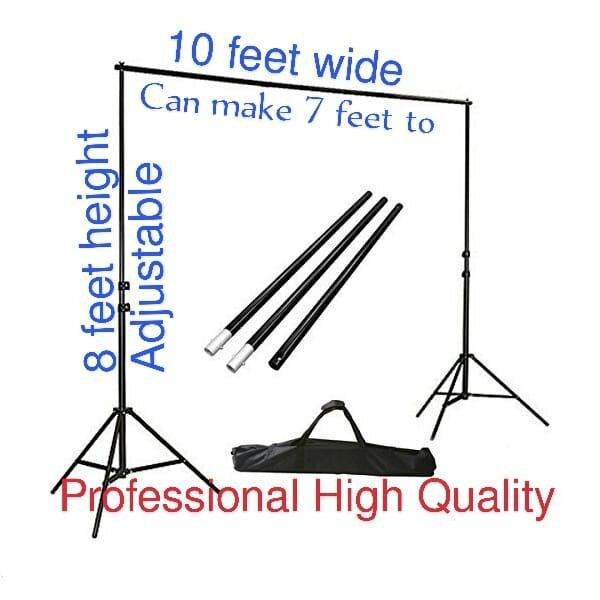 8 x 10 feet Professional High Quality Studio Backdrop Stand