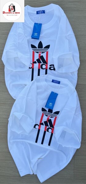 T-shirts blancs logo stylé