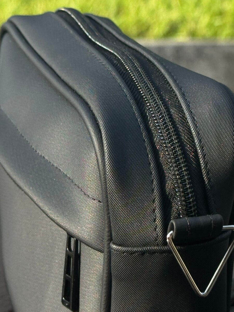 Sleek Black Crossbody Bag