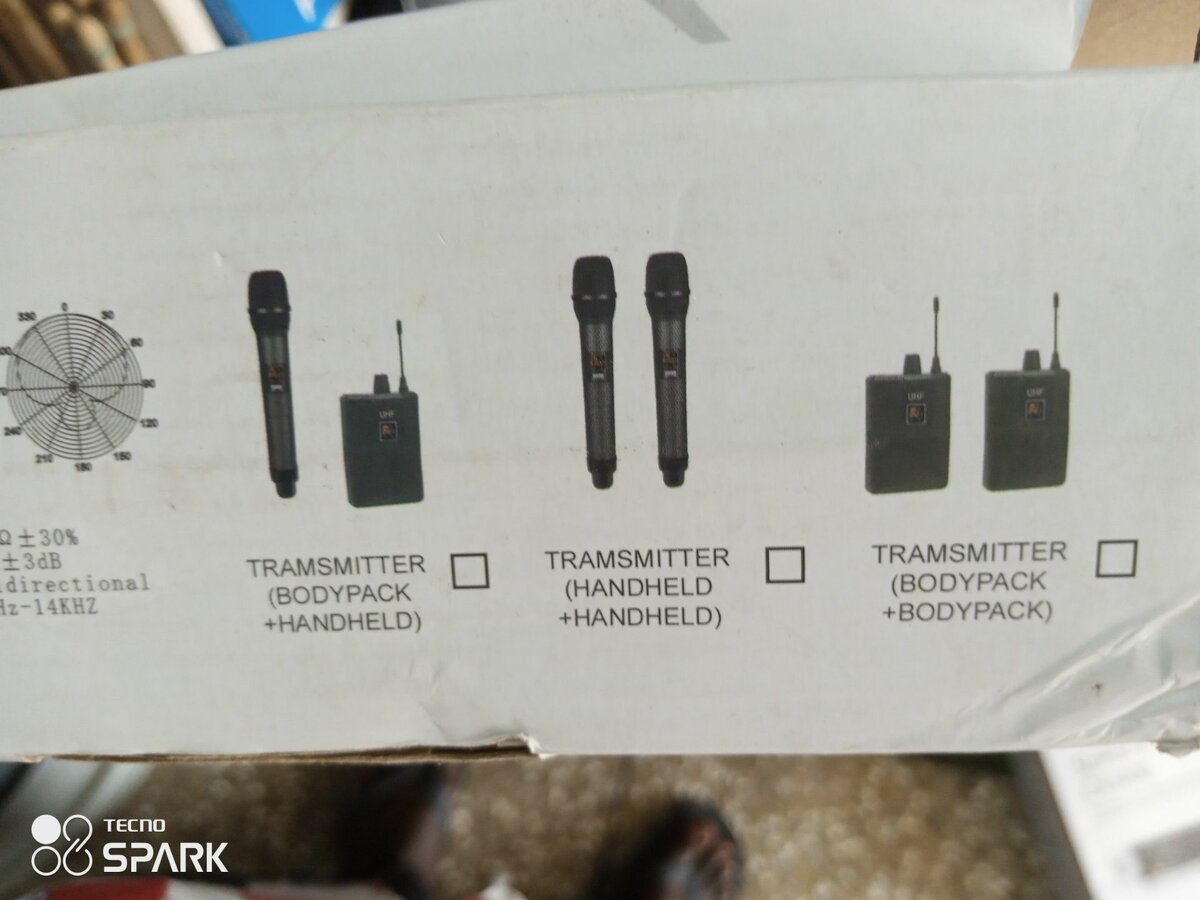 Guangle cordless Mic 3 in 1