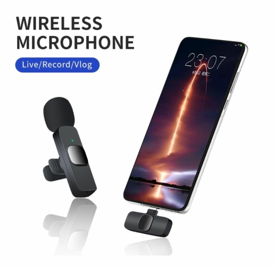 WIRELESS LAVALIER MICROPHONE 2 X TRANSMITTER