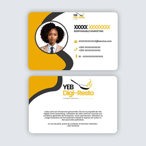 Cartes de visite connectée