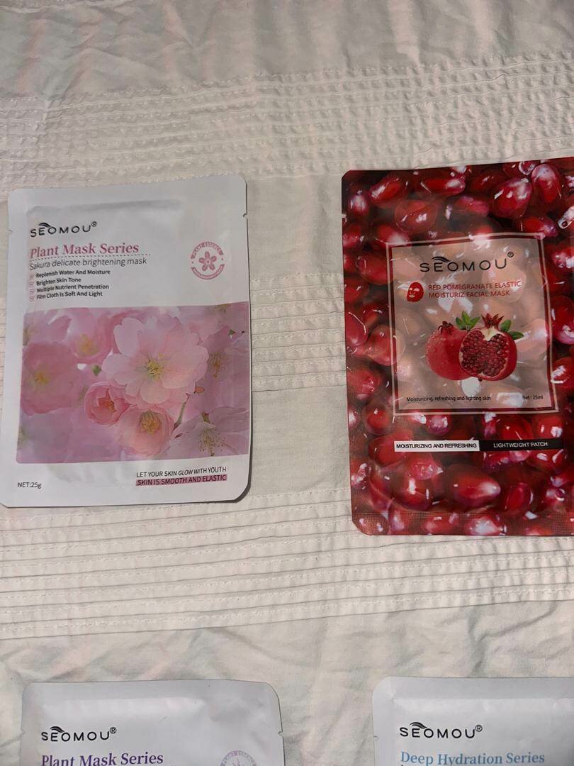 SEOMOU Facial Sheet Masks Set