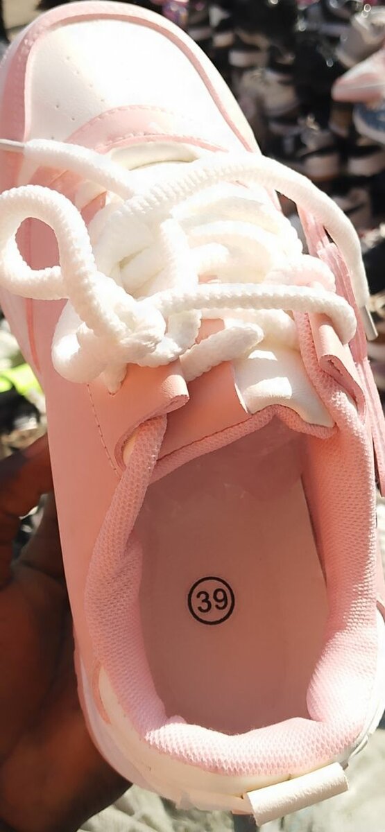 Baskets roses étoilées femme