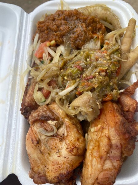 Poulet rôti savoureux