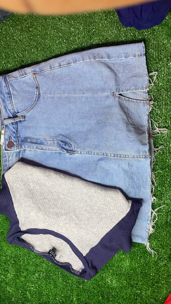 Short en Jean Homme Déchiré