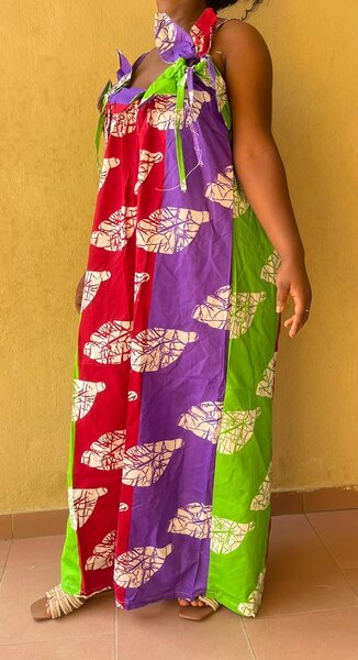Robe africaine multicolore