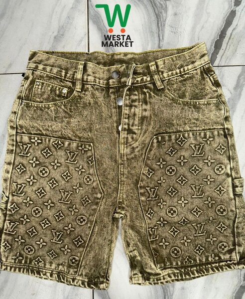 Shorts en jean imprimés