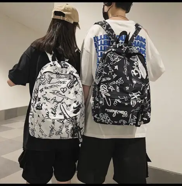 Sac à dos street style graffiti