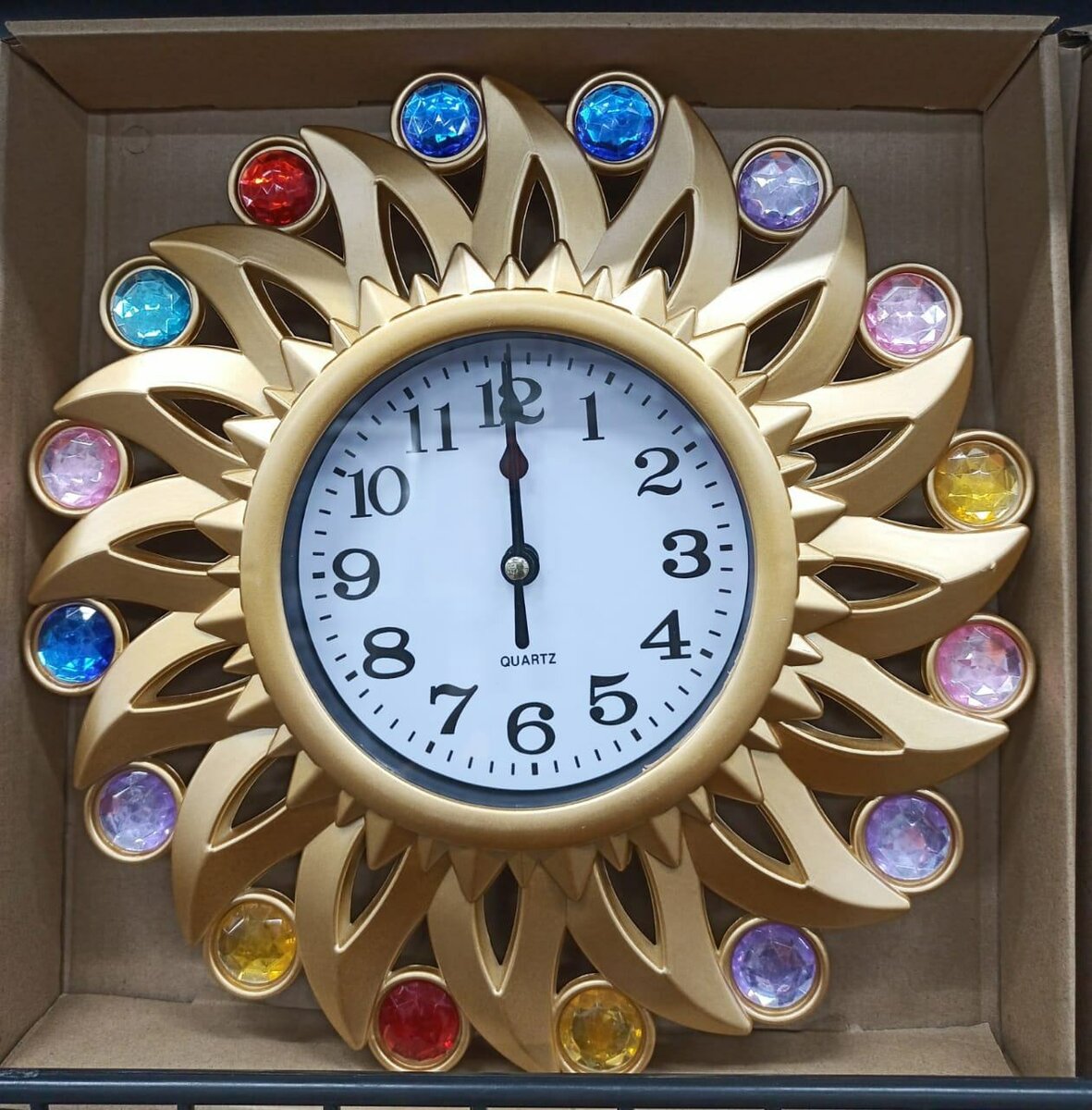 Horloge Murale Design Soleil