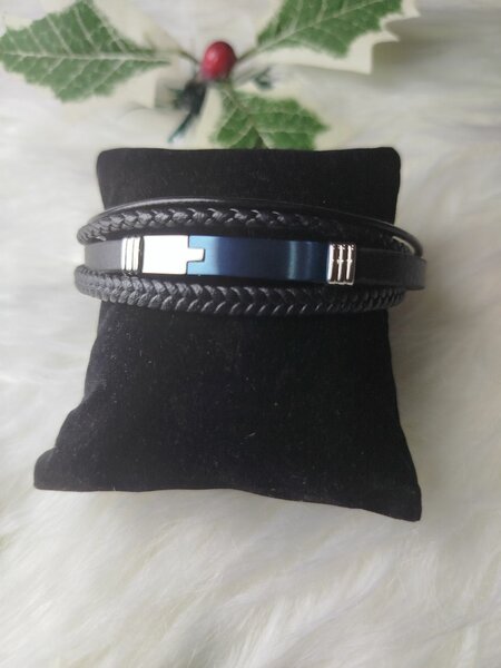 Bracelet en cuir pour homme