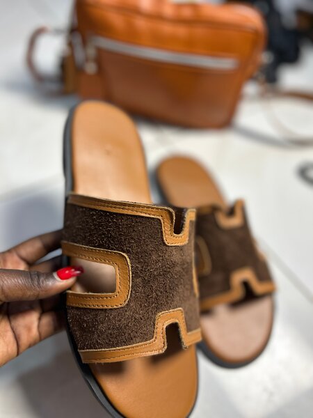 Sandales en cuir pour homme